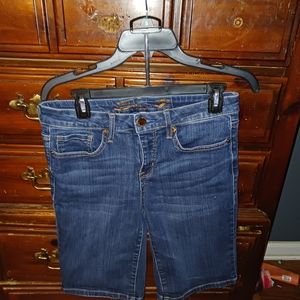 Long Jean Shorts